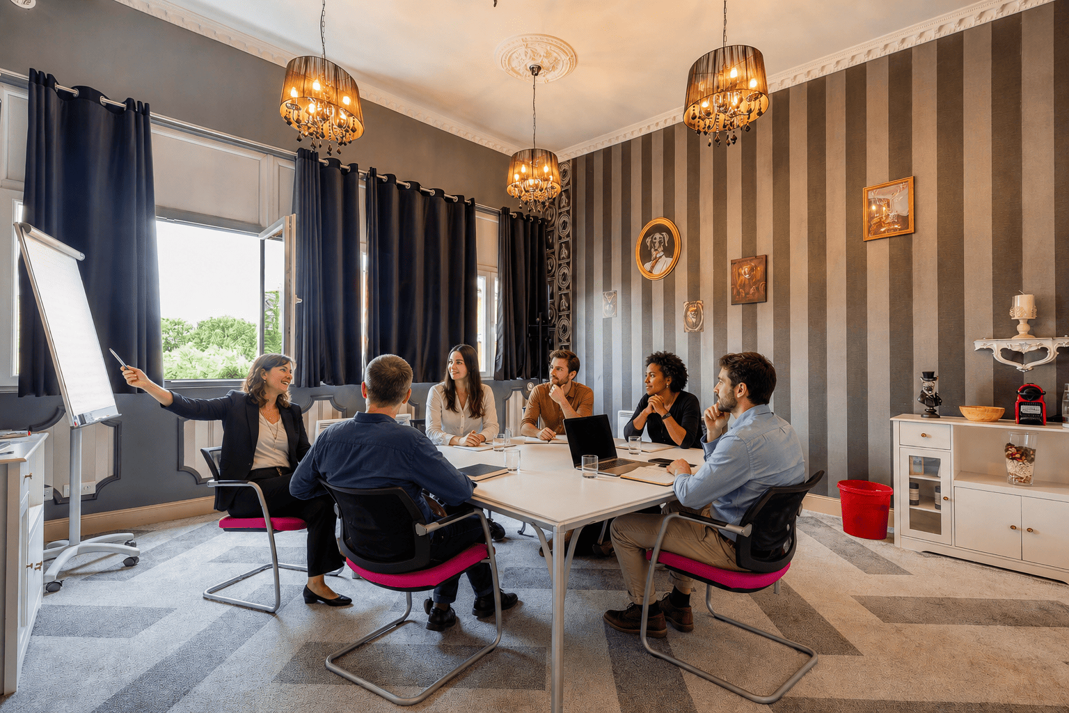 Le boudoir en situation réunion